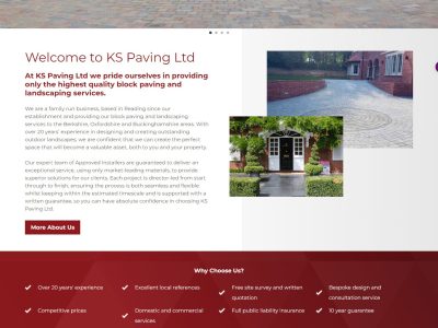 Brand New Custom Website and Logo for Reading Paving Company 7