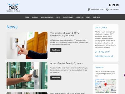 Website Upgrade for Local Security Company 2