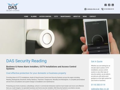 Website Upgrade for Local Security Company