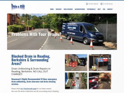 Website and SEO Overhaul for Drainage Company in Reading