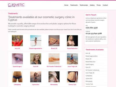 cosmetic surgery responsive website design 2
