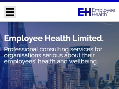 employee health responsive website design 3