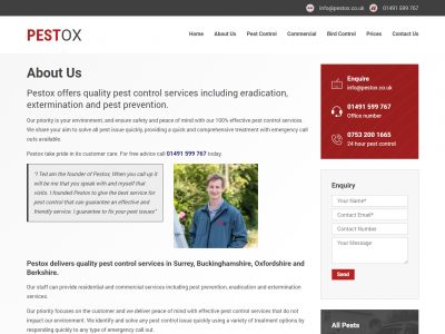 pestox web design desktop 2