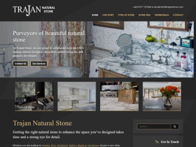 professional website design for stone company